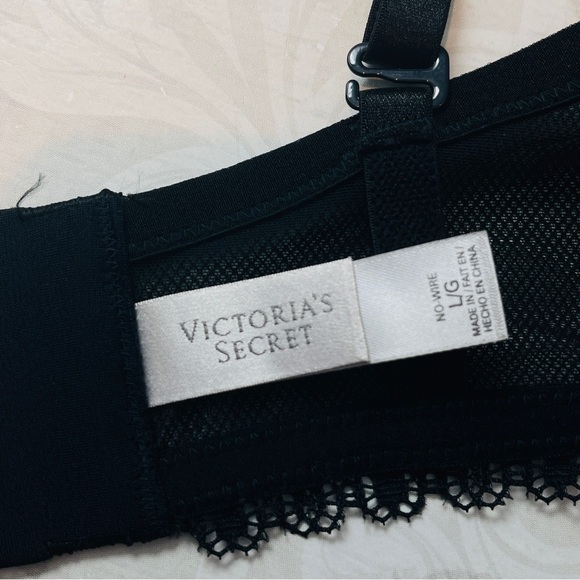 New Victoria’s Secret Very Sexy lace no wire sling balconette bralette bustier - Picture 9 of 11